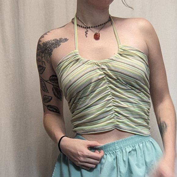 2/$25 Striped Shein Halter - Picture 2 of 6